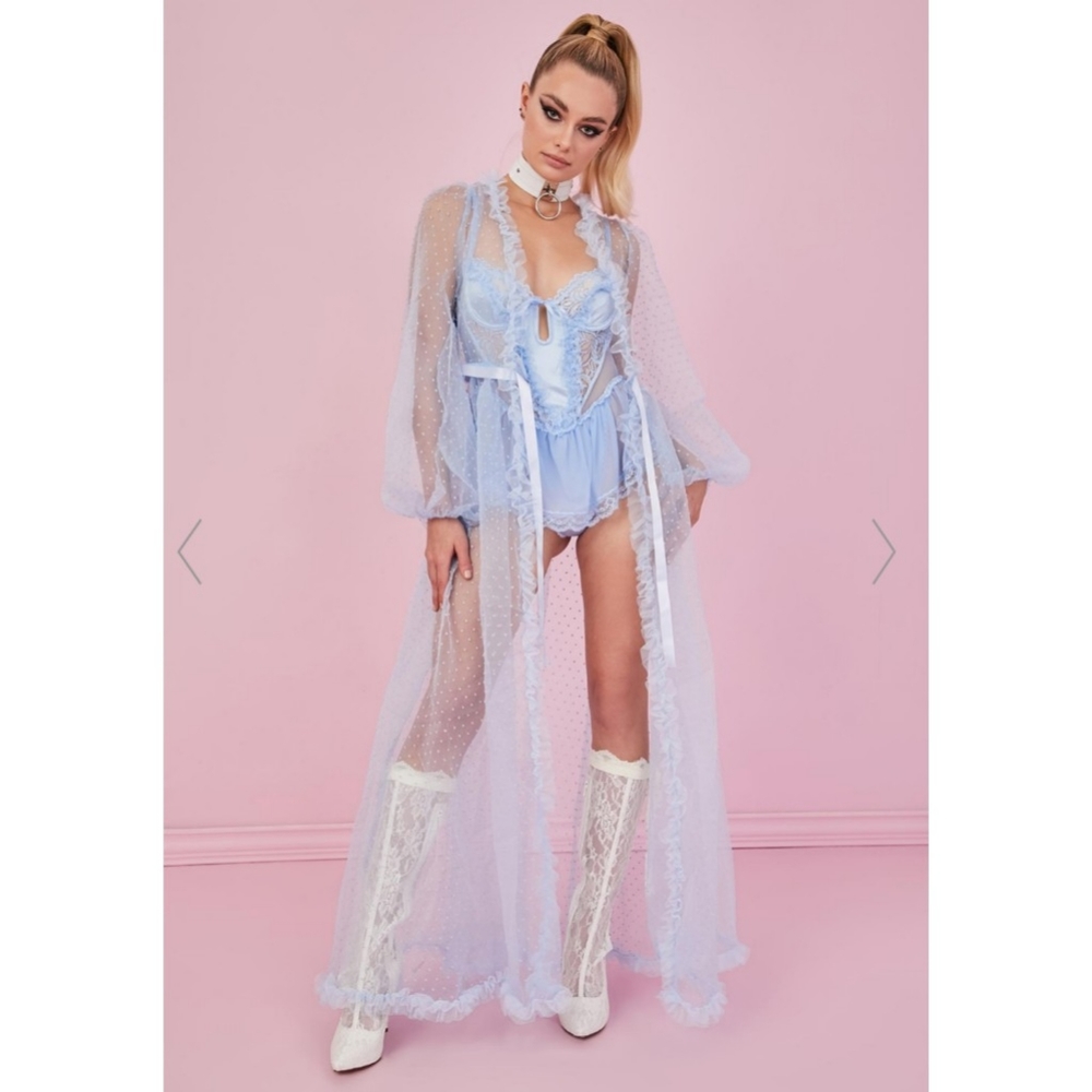 Calling Shots Chiffon Robe